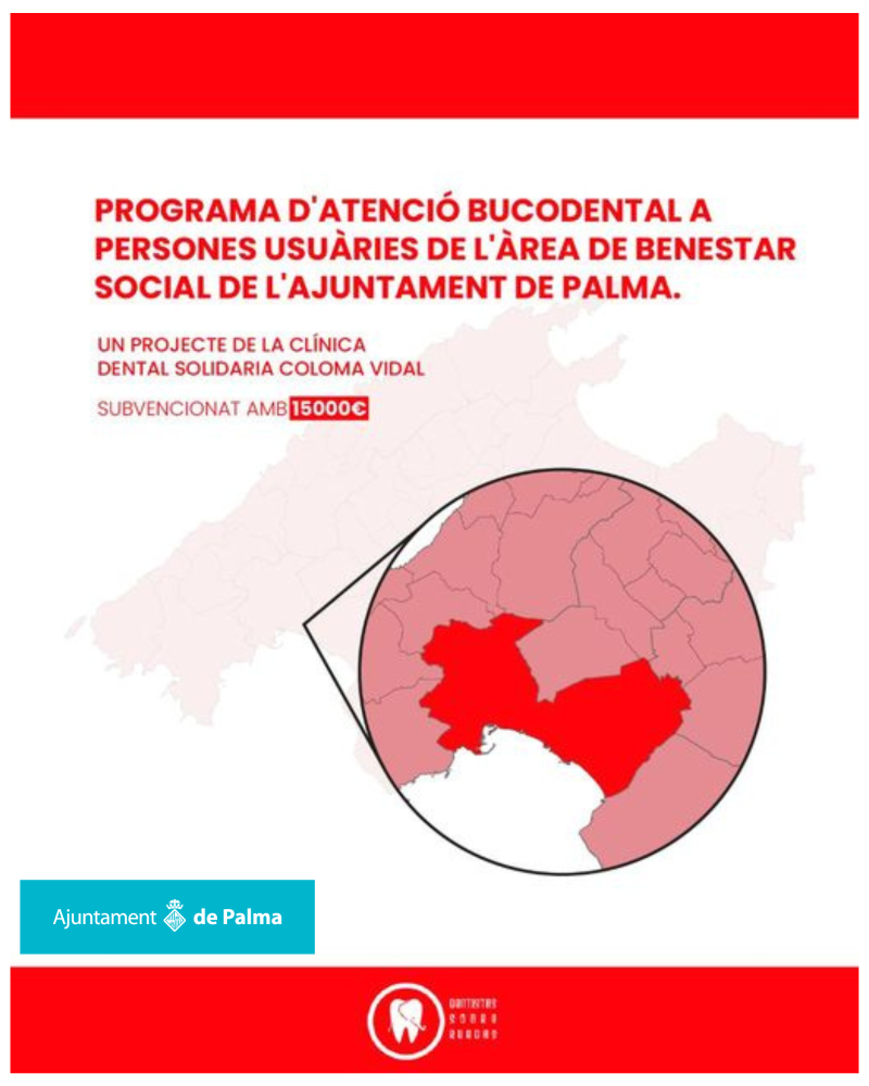 Programa d´atenció bucodental a persones usuàries de l´Àrea de Benestar Social de l´Ajuntament de Palma